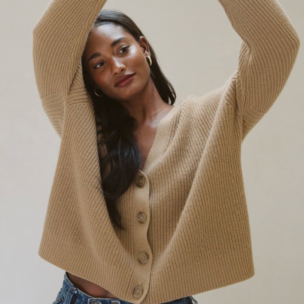 Jenni Kayne Cropped Cocoon Cardigan